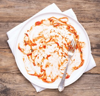Would YOU Spray Disinfectant Then EAT A Meal Off The Dish?